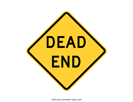 Dead End Sign