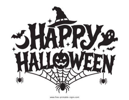 Happy Halloween Sign