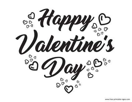 Happy Valentine’s Day Sign