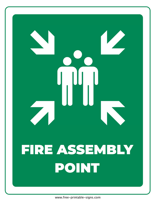 Free Worldwide Shipping Online Wholesale Shop Assembly Point Signs Your 