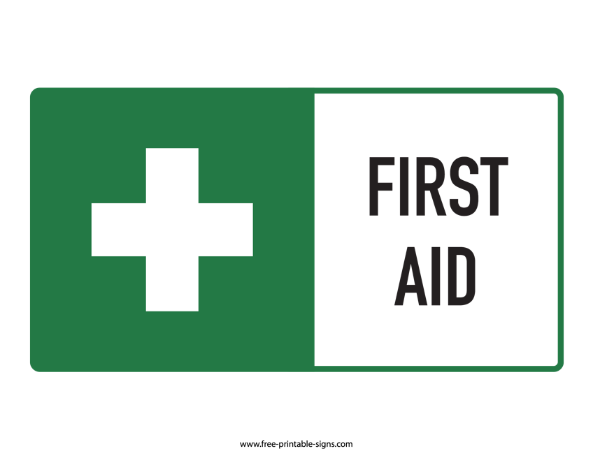 Emergency First Aid Signage Maikensmat