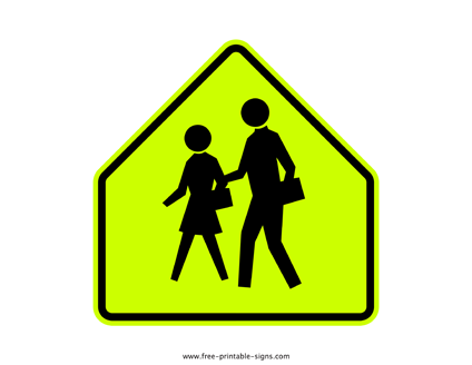 School Crossing Sign