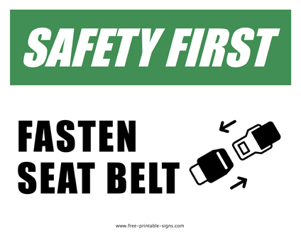 Seat Belt Sign