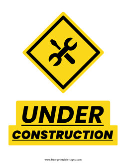 Under Construction Sign