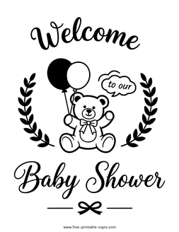 Welcome Baby Sign