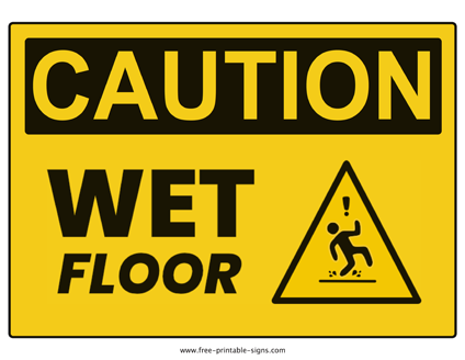 Wet Floor Sign