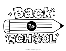 Back to School Sign