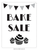 Bake Sale Sign