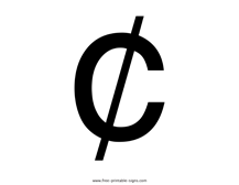 Cent Sign