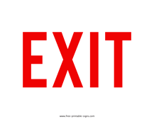 Exit Sign