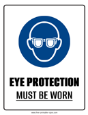 Eye Protection Sign