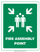 Fire Assembly Point Sign