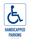Handicap Parking Sign