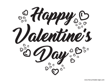 Happy Valentine’s Day Sign