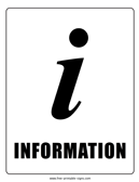 Information Sign