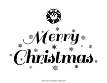 Merry Christmas Sign