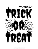 Trick or Treat Sign