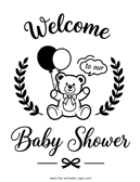 Welcome Baby Sign